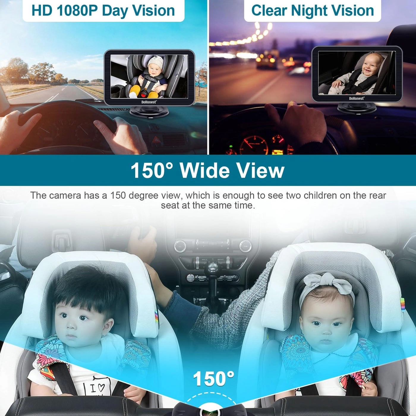Baby Car Camera - 7-Inch