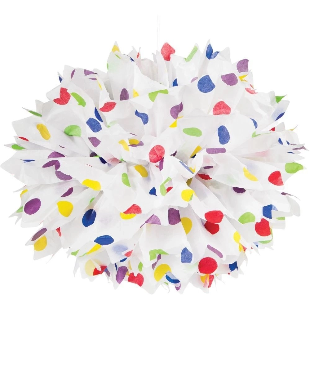 CREATIVE CONVERTING Fluffy Tissue Ball - 16" Multicolor