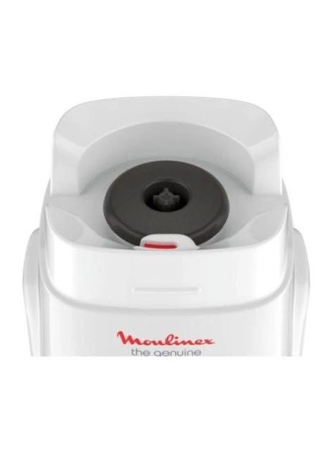 LM242B25 - Single speed with pulse Stainless steel blades Includes grinder and grater accessories