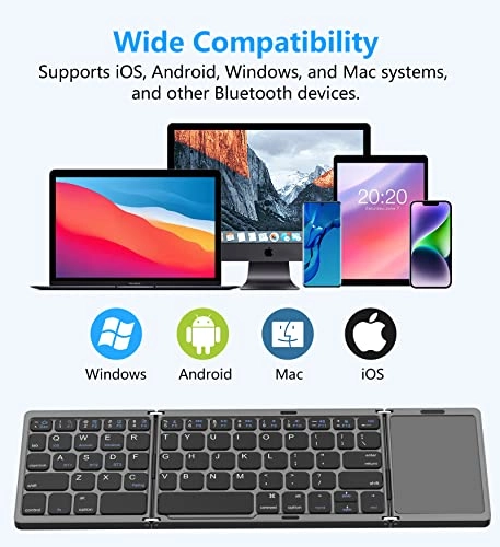 Foldable Bluetooth Keyboard - EN Wireless