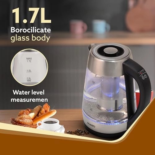 Supreme Electric Glass Kettle - 1.7L