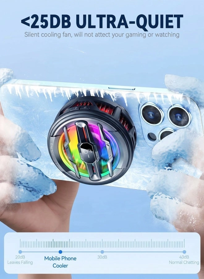Phone Cooler - Magnetic 4-Level LCD RGB