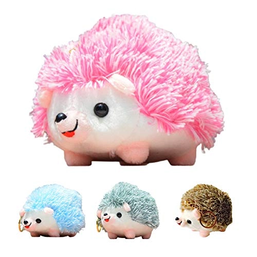 Hedgehog Mini Cute Cartoon 12 cm Plush - Hanging Keychain Light Green