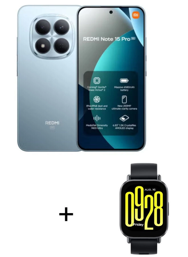 Xiaomi Redmi Note 15 Pro - 12GB 256GB + Redmi Watch Active 5