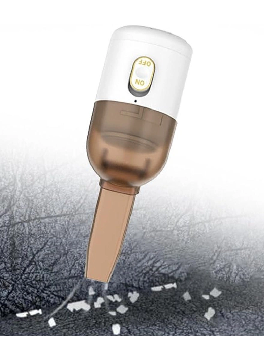 Handheld Vacuum - 120W 200 ml White/Gold