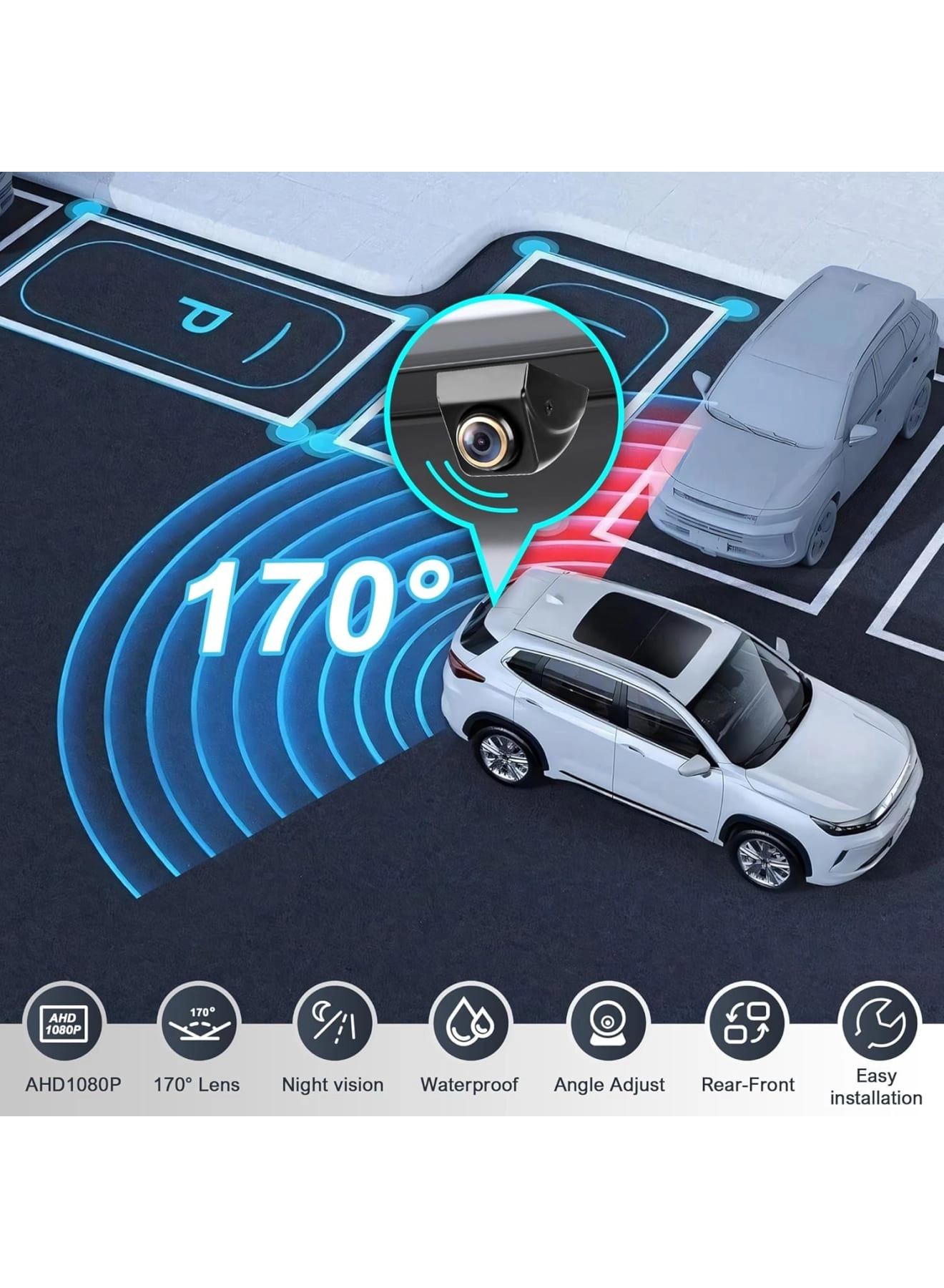 Back up Camera - Night Vision CVBS/AHD 1080P