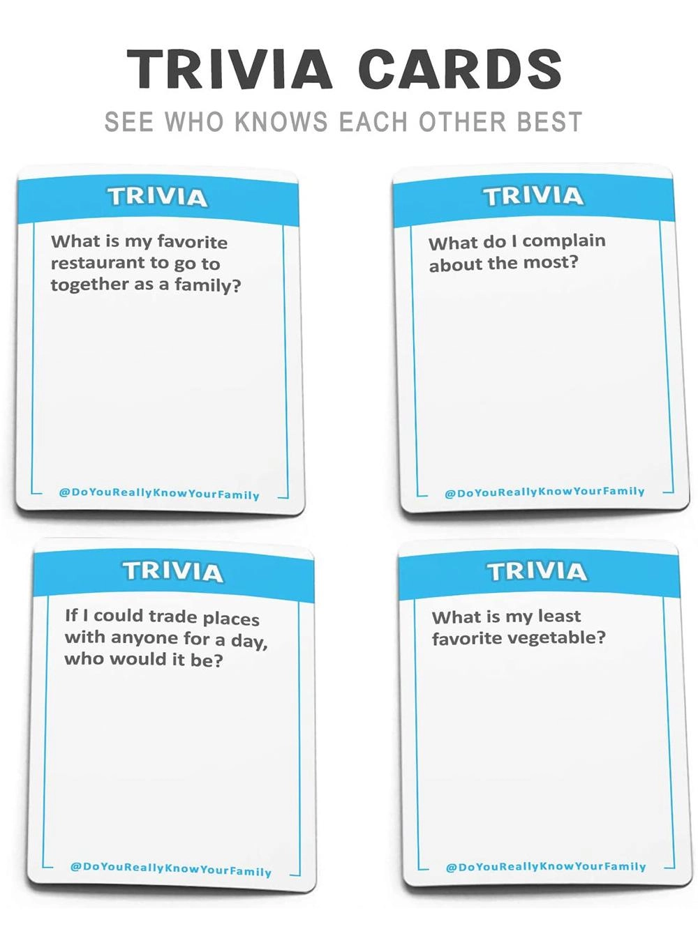 Do You Really Know Your Family? - 8 and up