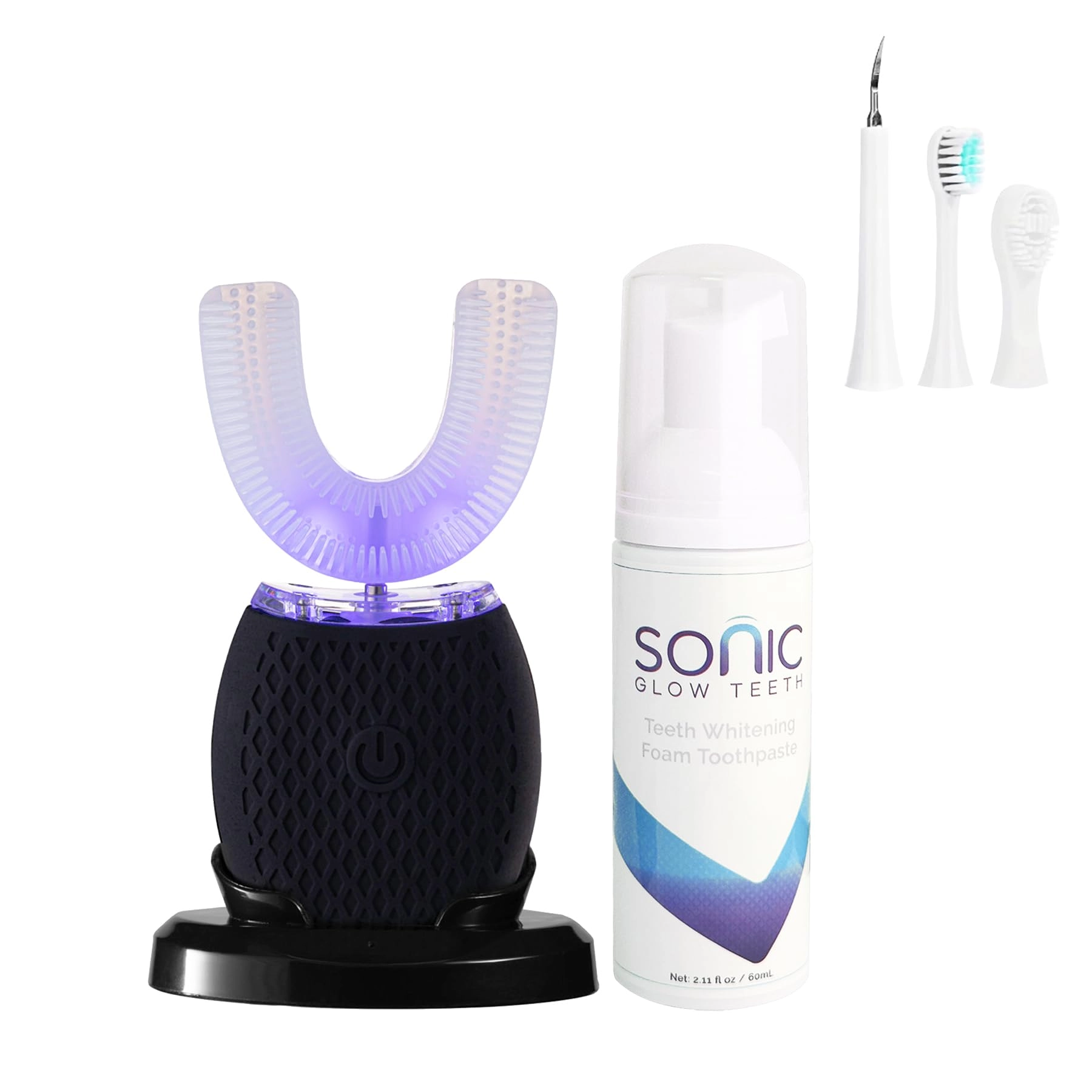 Ultrasonic Toothbrush - 30s Cleaning Wireless Charging