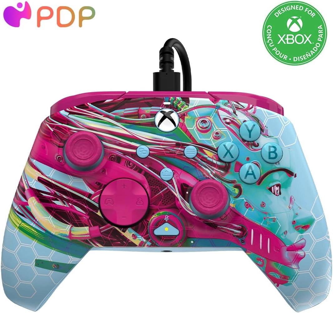 DIGITRONICS REMATCH GLOW - Wired Xbox Android Glow in the Dark