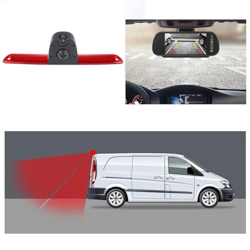 JCJC7892DJTUS - 1280*720 Night Vision + 7" Reverse Mirror - 2 video input