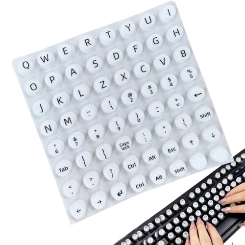 Keyboard Stickers for Long Nails