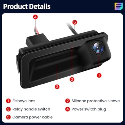 Rear View Camera - Night vision Wire AHD 720P