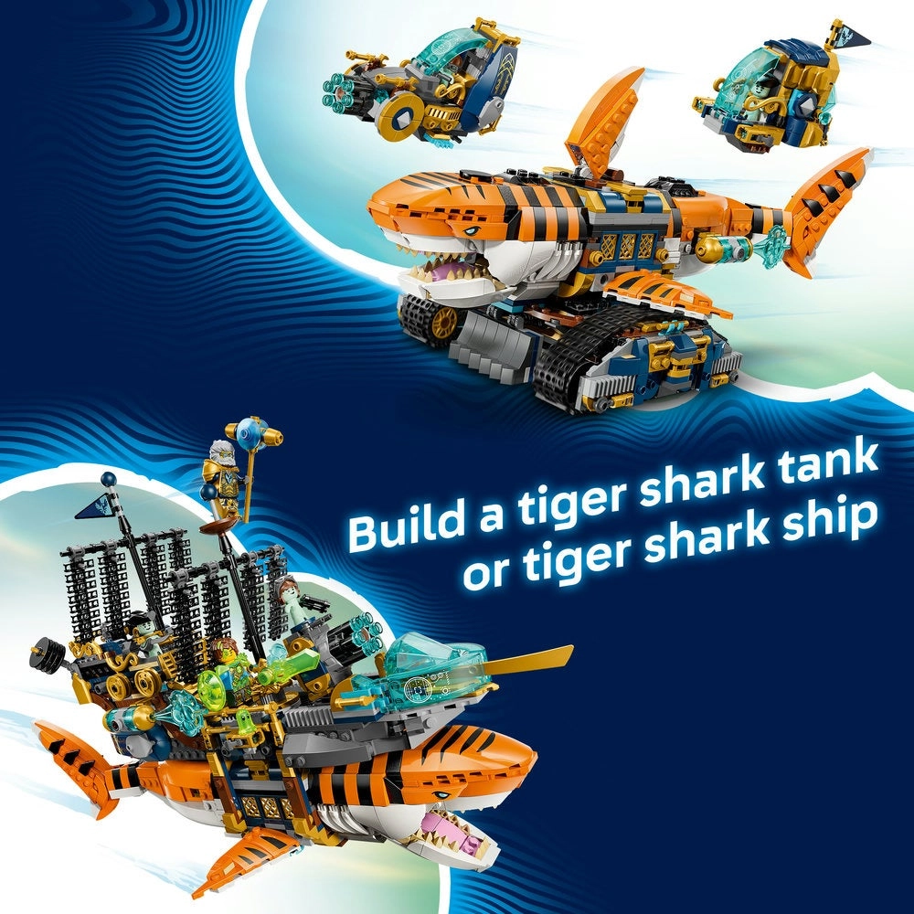 DREAMZzz 2in1 Tiger Shark Tank (71515) - 5 Minifigures