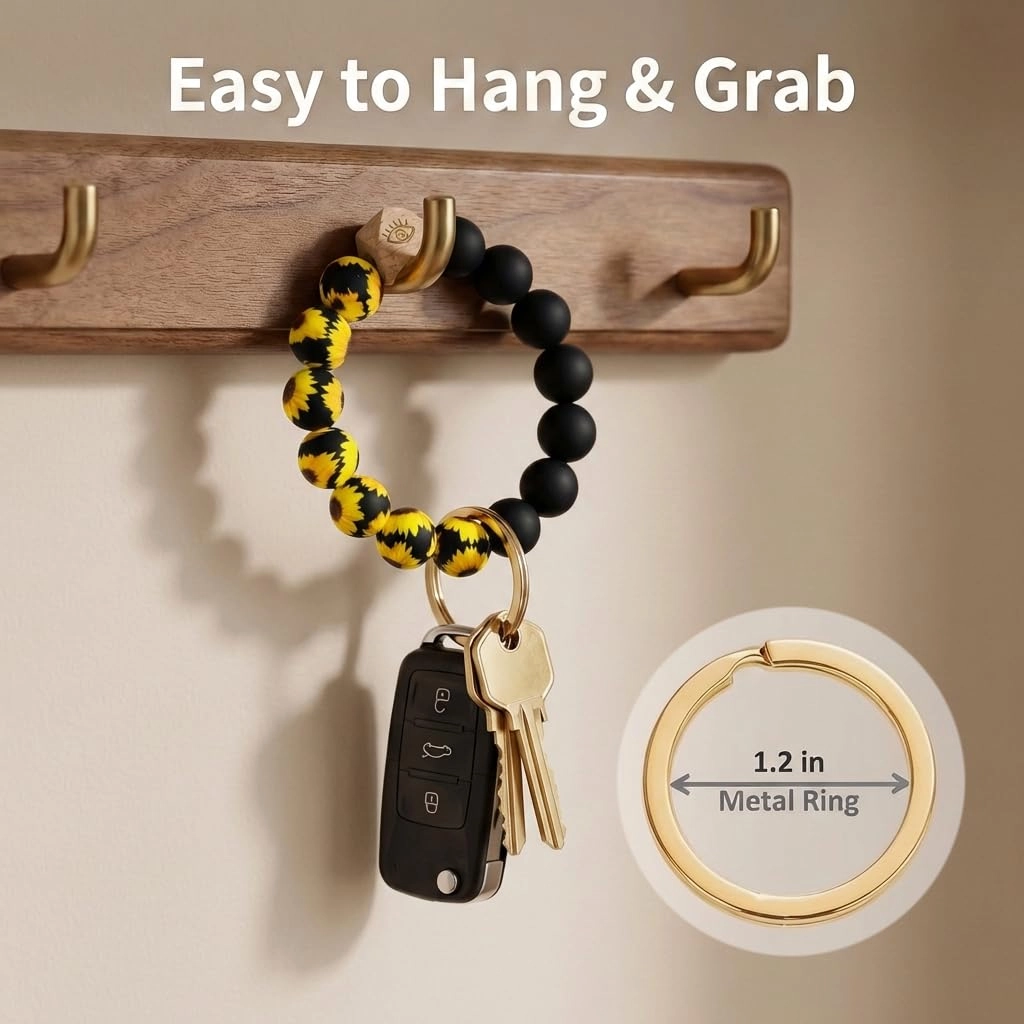 Key Ring Bracelet - Car