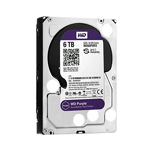 WD Purple 3.5" 64MB SATA 6Gb/s (WD60PURZ) - 6TB
