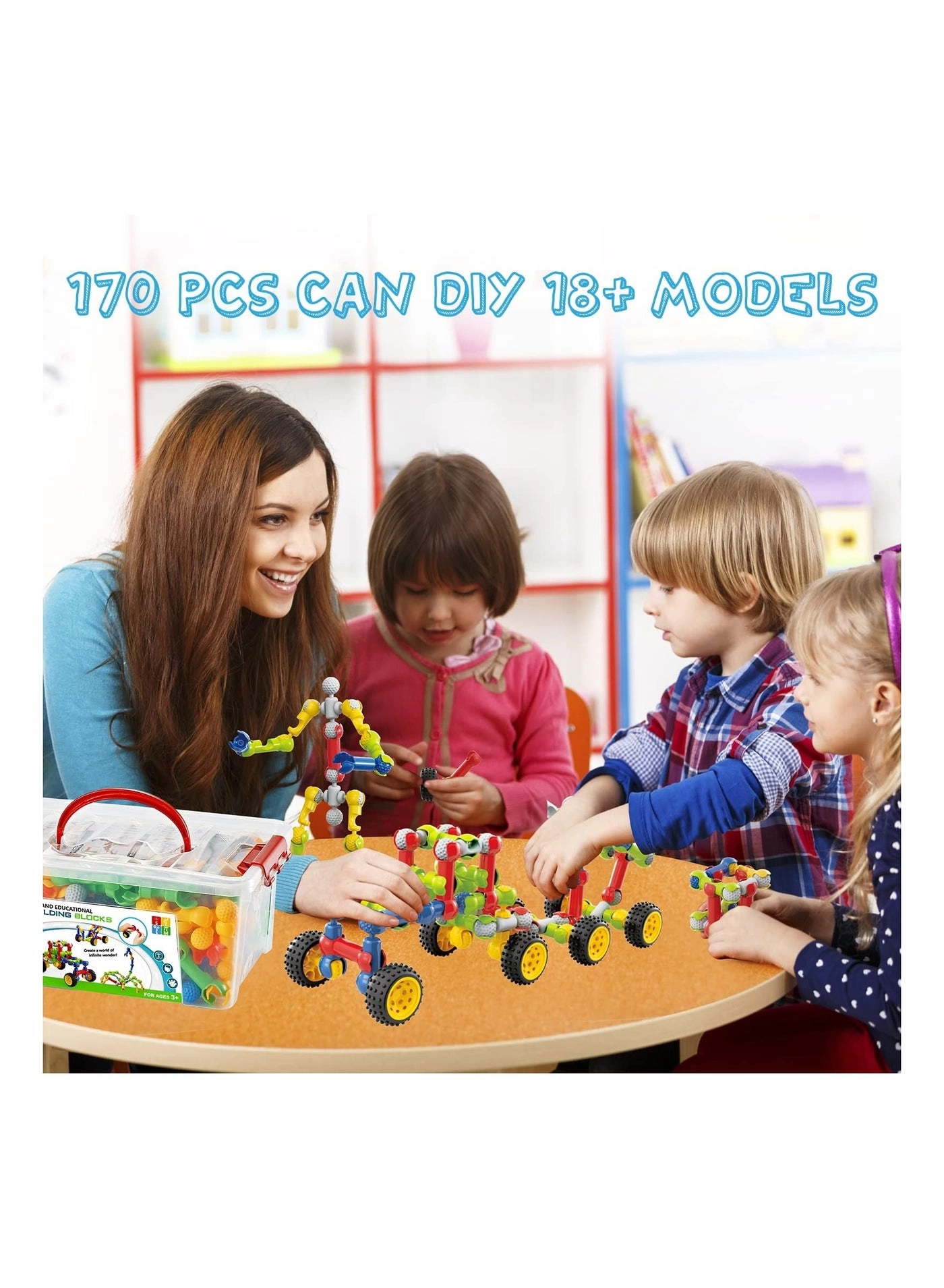 STEM Building Toys - 170 pcs