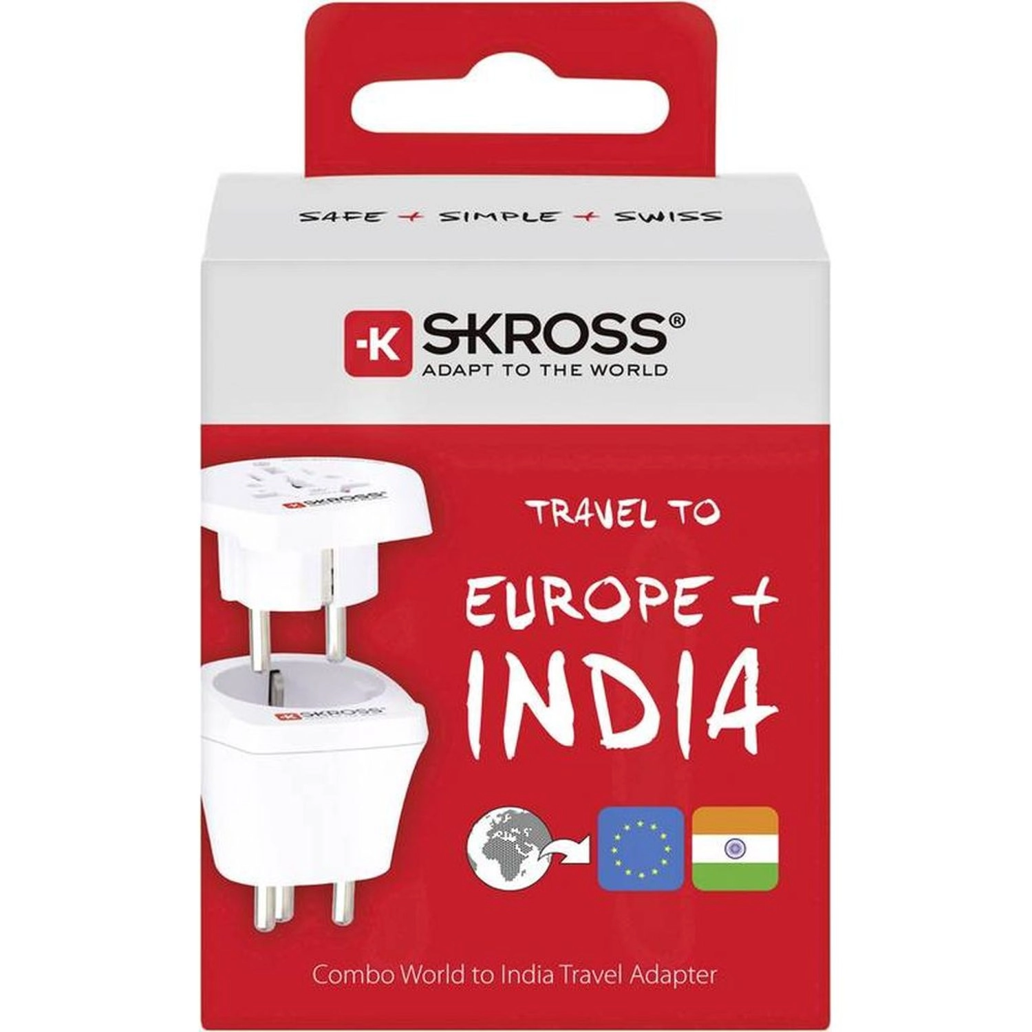 World Travel Adapter Alpha - Europe (Schuko), Australia/China, UK, USA, Switzerland, Italy, Brazil