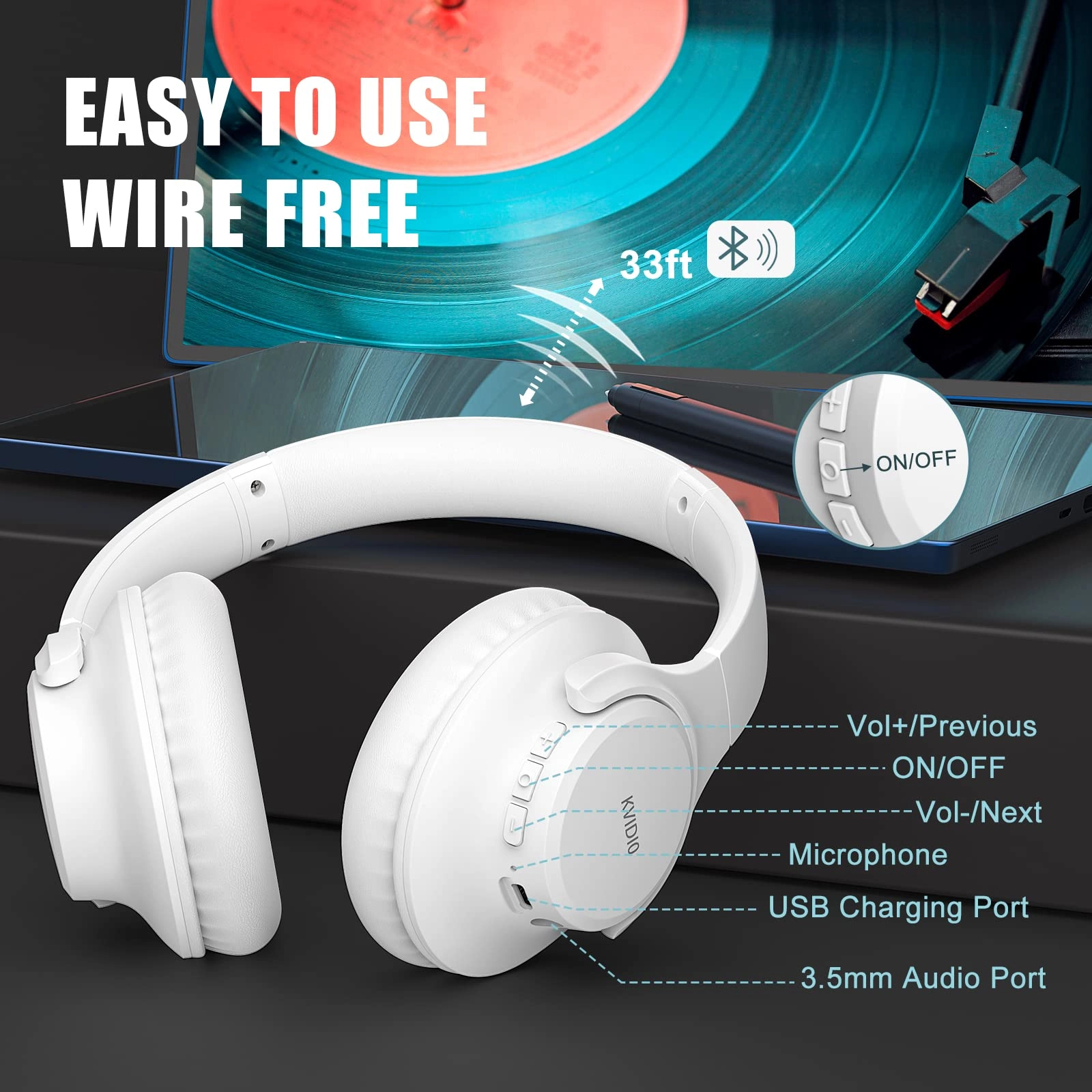 Bluetooth Headphones Wireless Headphone
