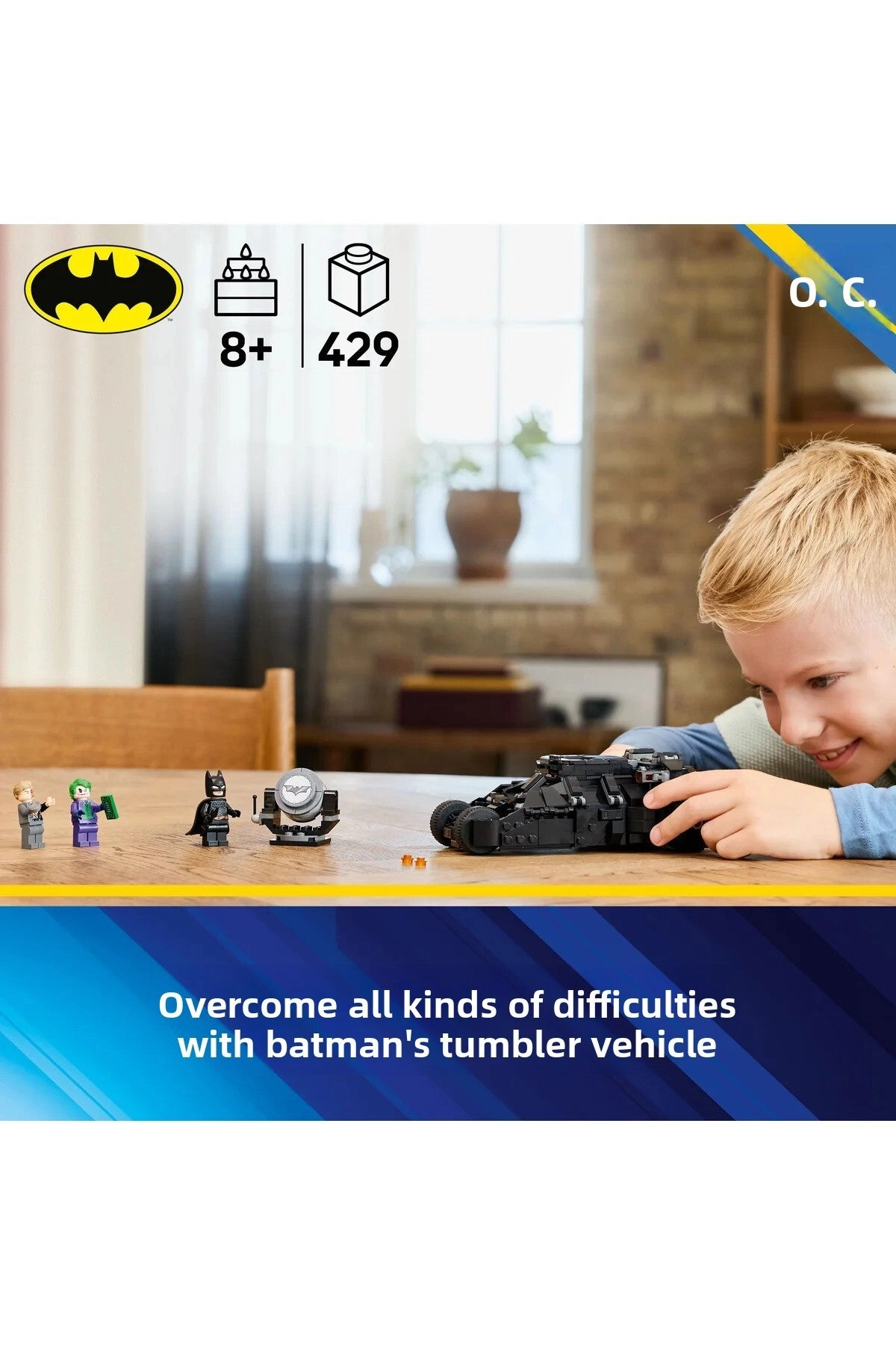 DC Batman Batman Tumbler (76303) - 3 Minifigures Super Hero Set