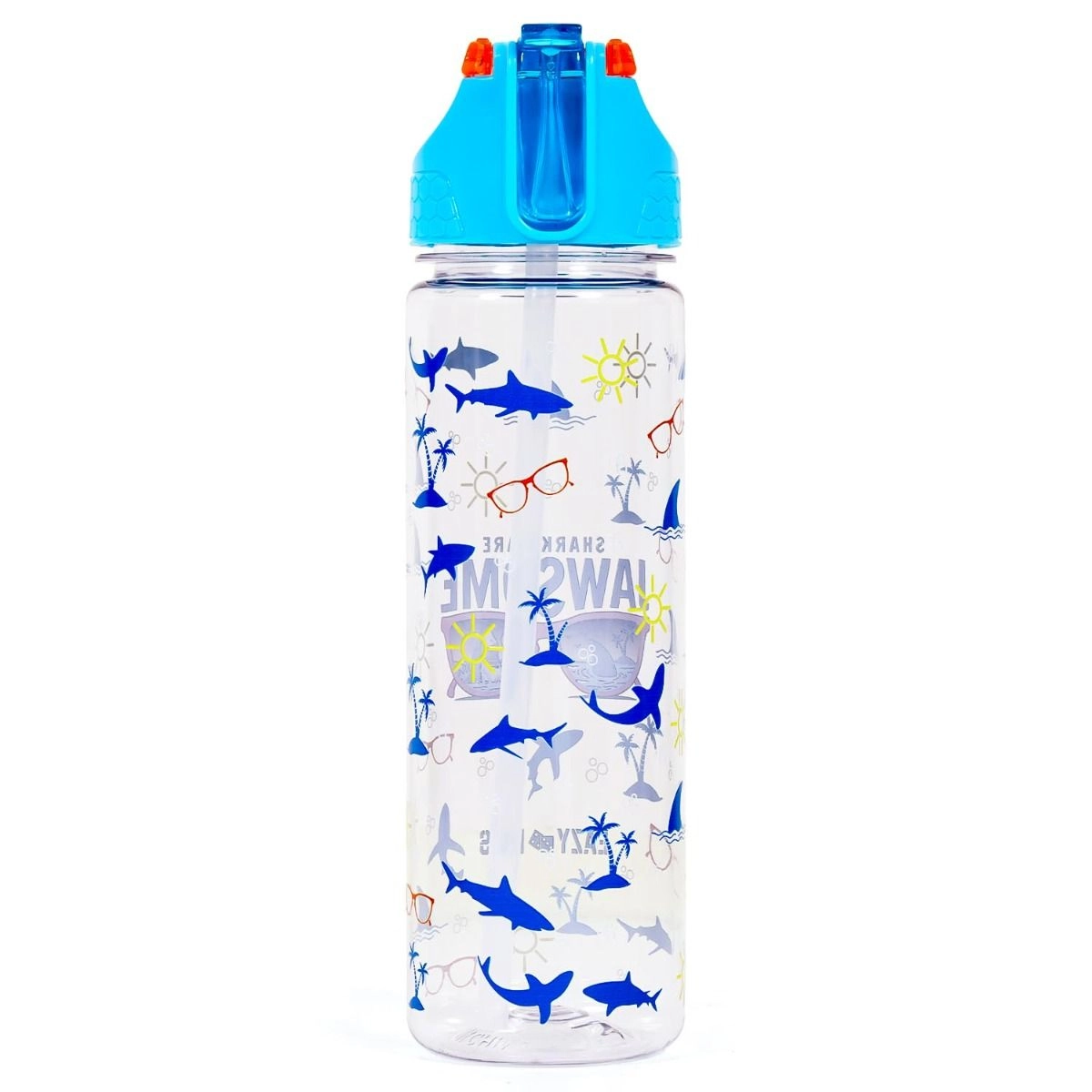 Lunch Box - 850ml Jawsome Blue + Tritan Water Bottle - 650ml + Snack Box