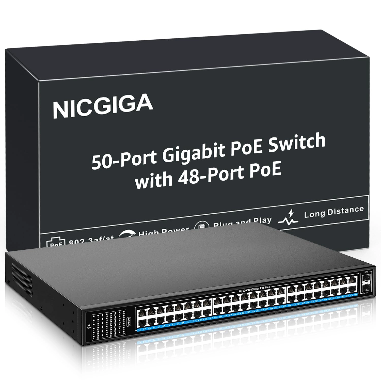 NICGIGA NIC-GS4802P-EU 48-Ports