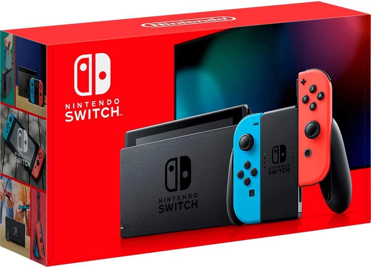 Nintendo Switch - Extended Battery Neon Red/Neon Blue