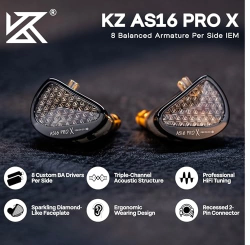 KZ AS16 PRO X - Wired Earbud