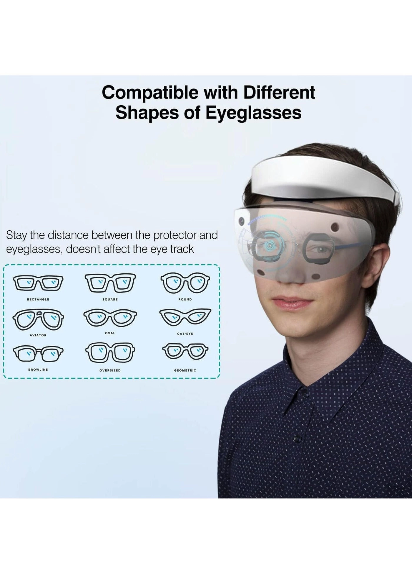 Lens Protector Cover for Playstation VR2 - Soft Silicone Dust Proof Anti-Scratch