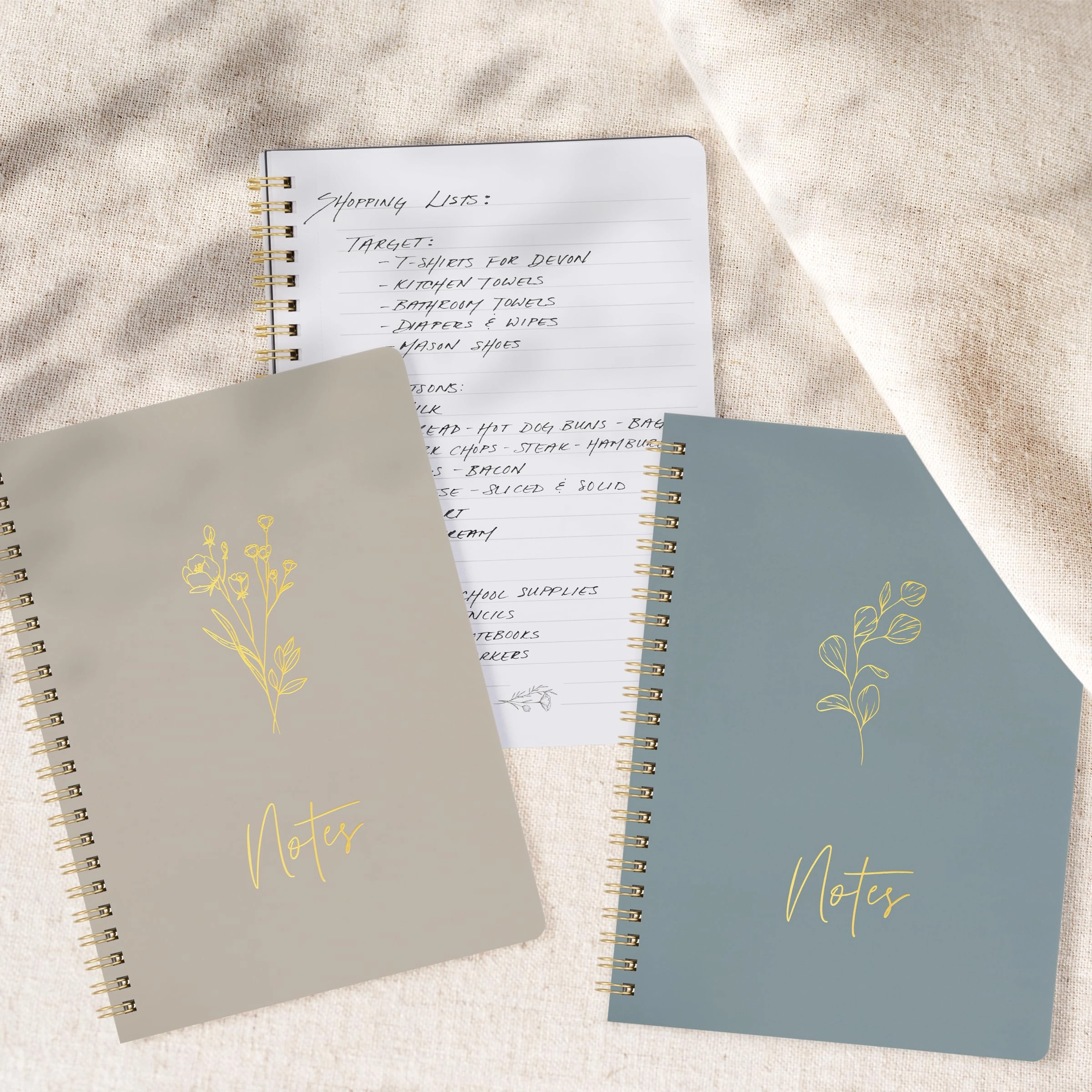 Aesthetic Spiral Notebook Large Spiral - Lined 100 Pages