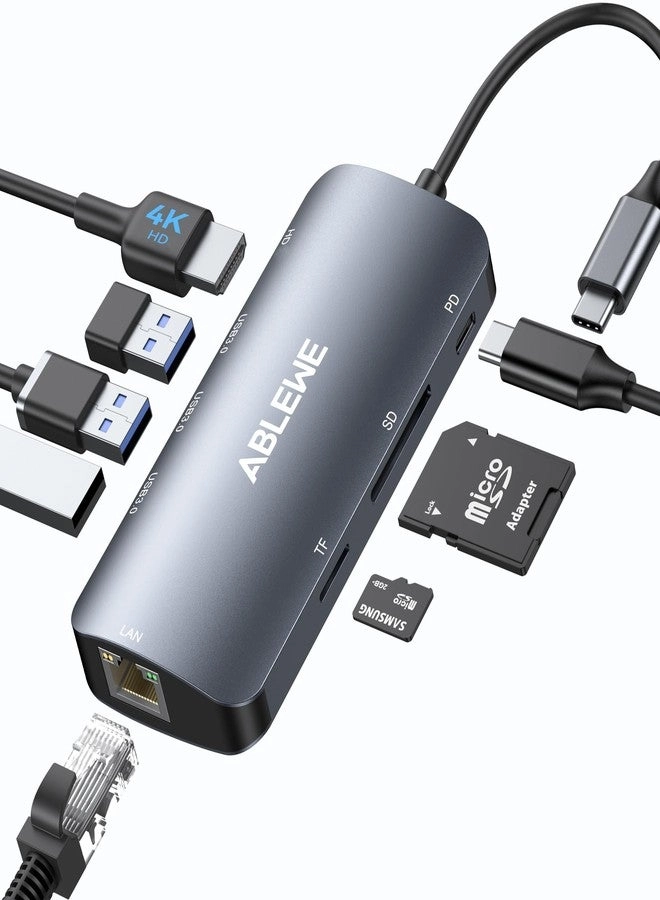 ABLEWE USB C Hub - USB 3.0 4K@60Hz