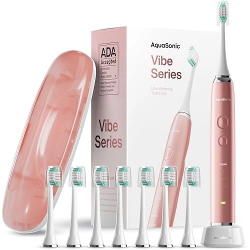 Vibe Series - 40,000 VPM 8 Brush Heads Wireless Charging