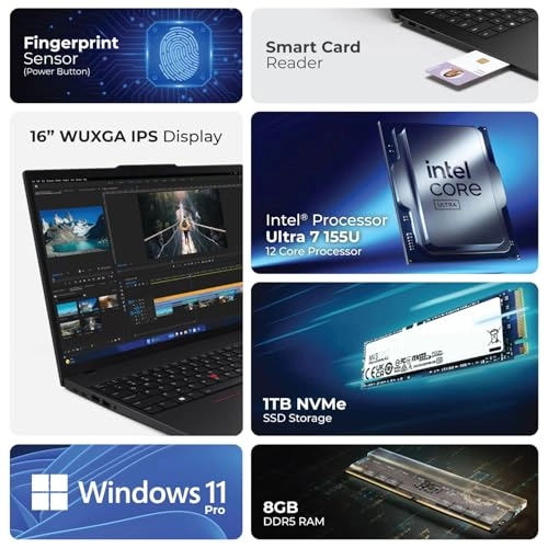 T16 Gen 3 - 16'' 1TB 8GB Core Ultra 7 155U Bundle
