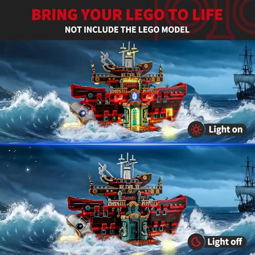2.0 Light Kit for LEGO  ONE Piece The Baratie Floating Restaurant 75640