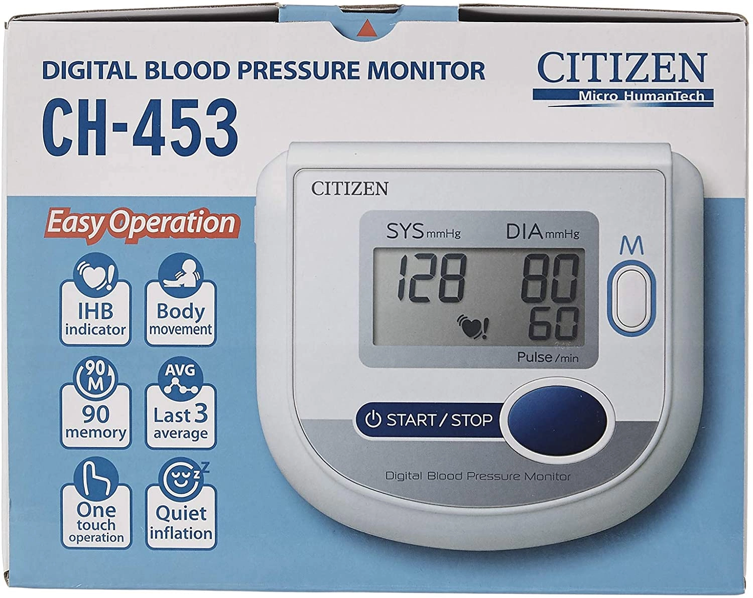 Citizen CH453 - Digital Arm Blood Pressure Monitor