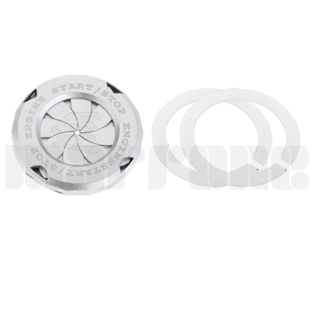 Push to Start Ignition Button Cover - Black Medium