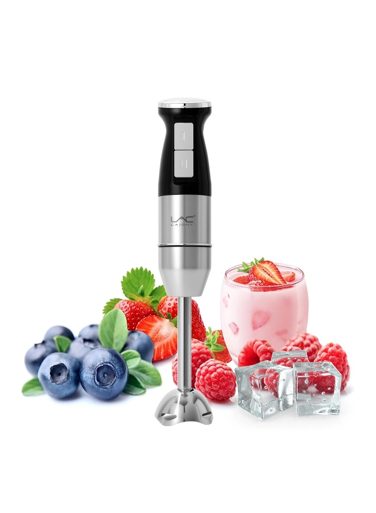 LAC LAICHY L-1201 - Handheld Blender Stainless Steel 2 Speeds