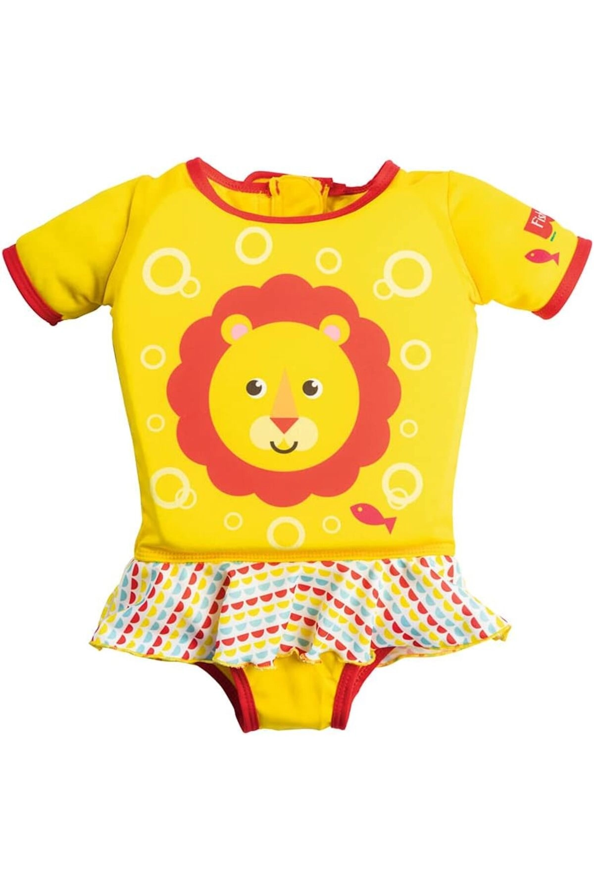 COLOR LAND CHILDRENS TOYS CENTER LLC Girls Float Suit - Yellow S/M