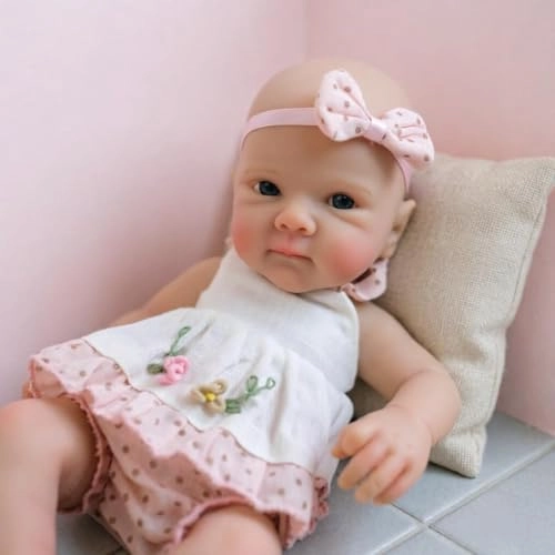 Reborn Baby Doll - 8 Inch Silicone Girl Ages 3+