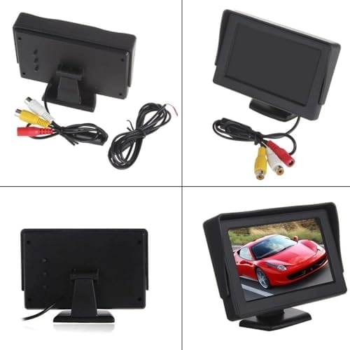 Reversing Camera + LCD Colour Display Monitor - Night vision AHD video signal or CVBS signal 1280 x 720 pixels