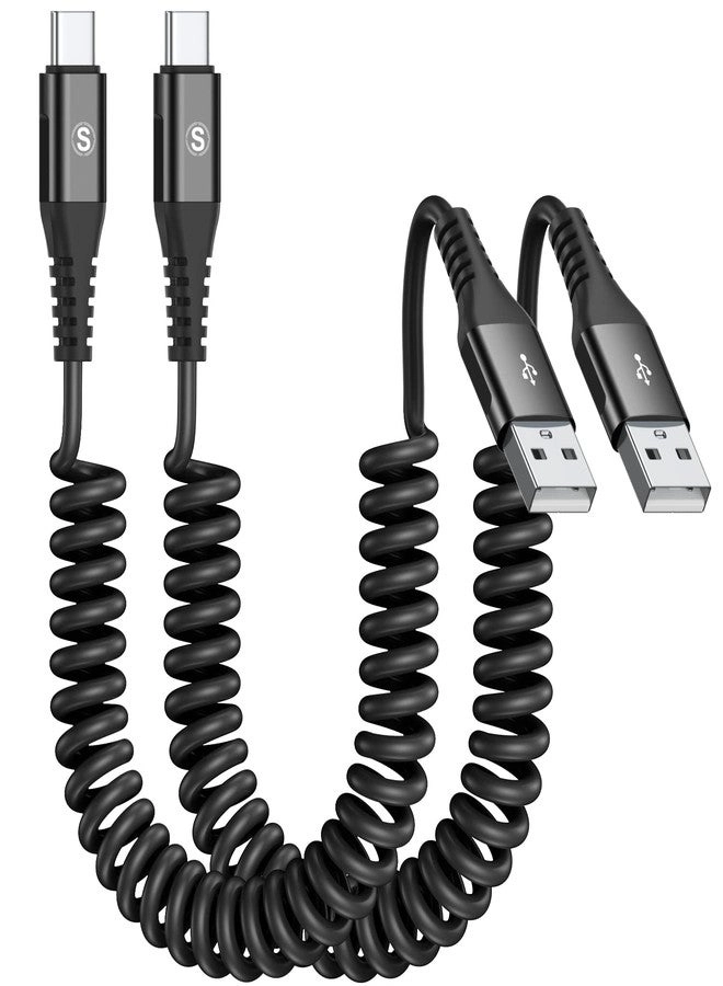 sweguard Charge Cable 480Mb/s USB-A to USB-C Coiled