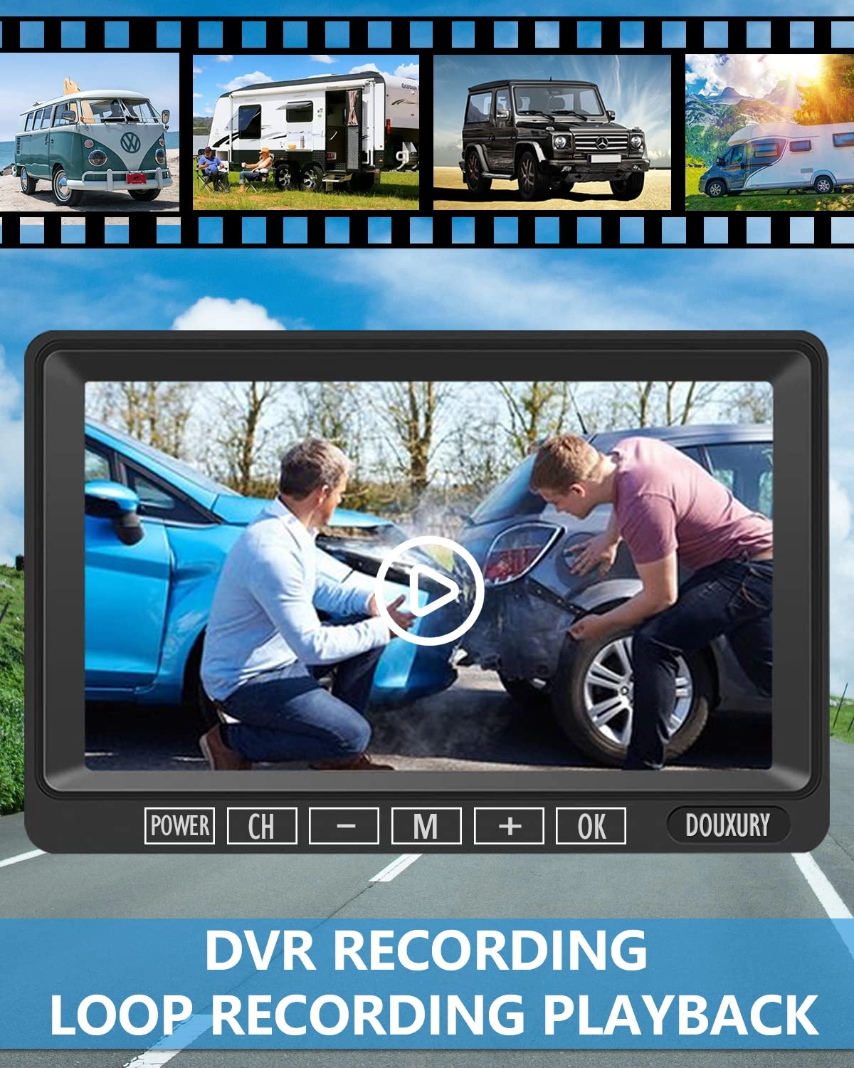 RV Backup Camera - Wireless 1080P