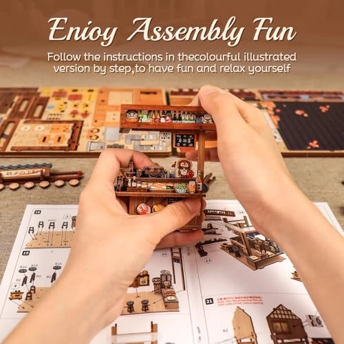 Book Nook - Mini 3D Puzzle Izakaya Shop
