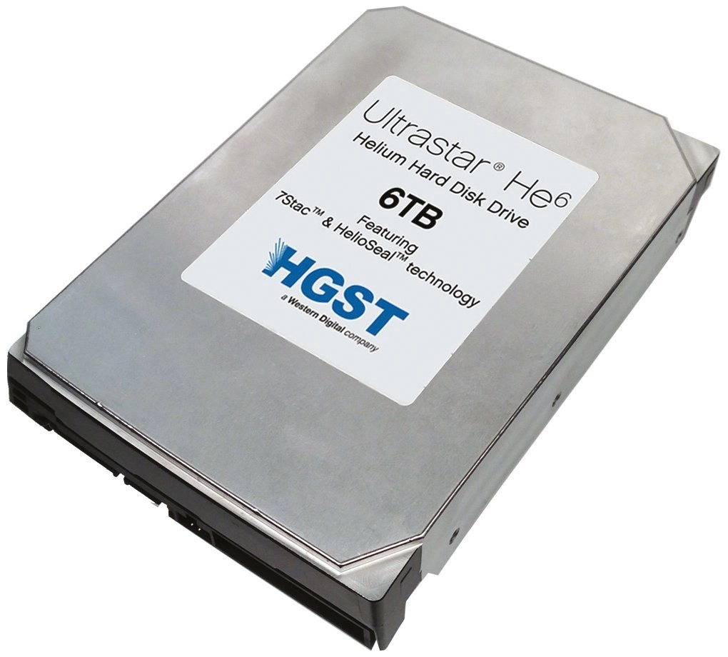 HGST Ultrastar He6 3.5" 7200rpm 64MB SATA 6Gb/s (0F18335) - 6TB