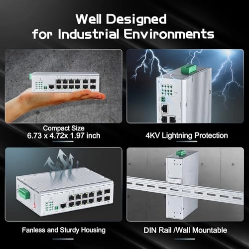 12 Port Gigabit PoE Solar