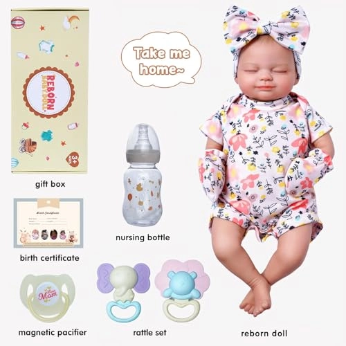 Skylar Reborn Baby Doll - 17 Inch Vinyl