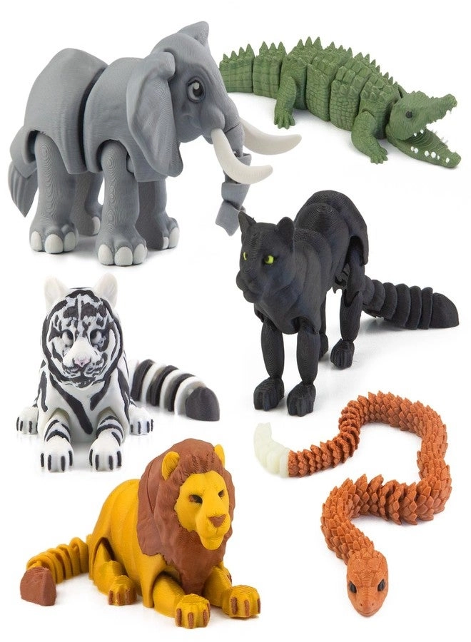 Viabty Safari Animals Figures - 6PCS