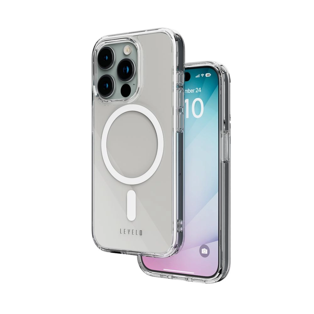LEVELO Clara Case with MagSafe for Apple iPhone 15 Pro Max