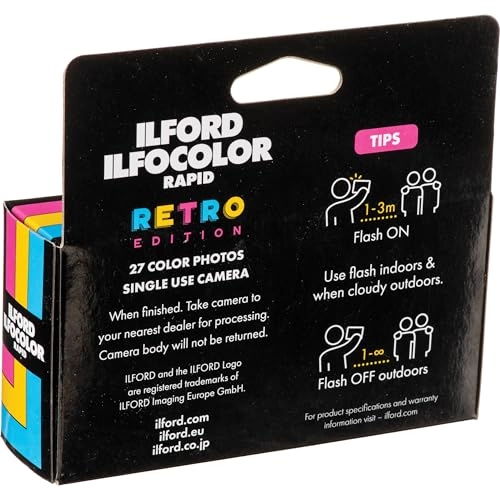 Ilfocolor Black K1 - 27-Exposure ISO 400 Built-In Flash
