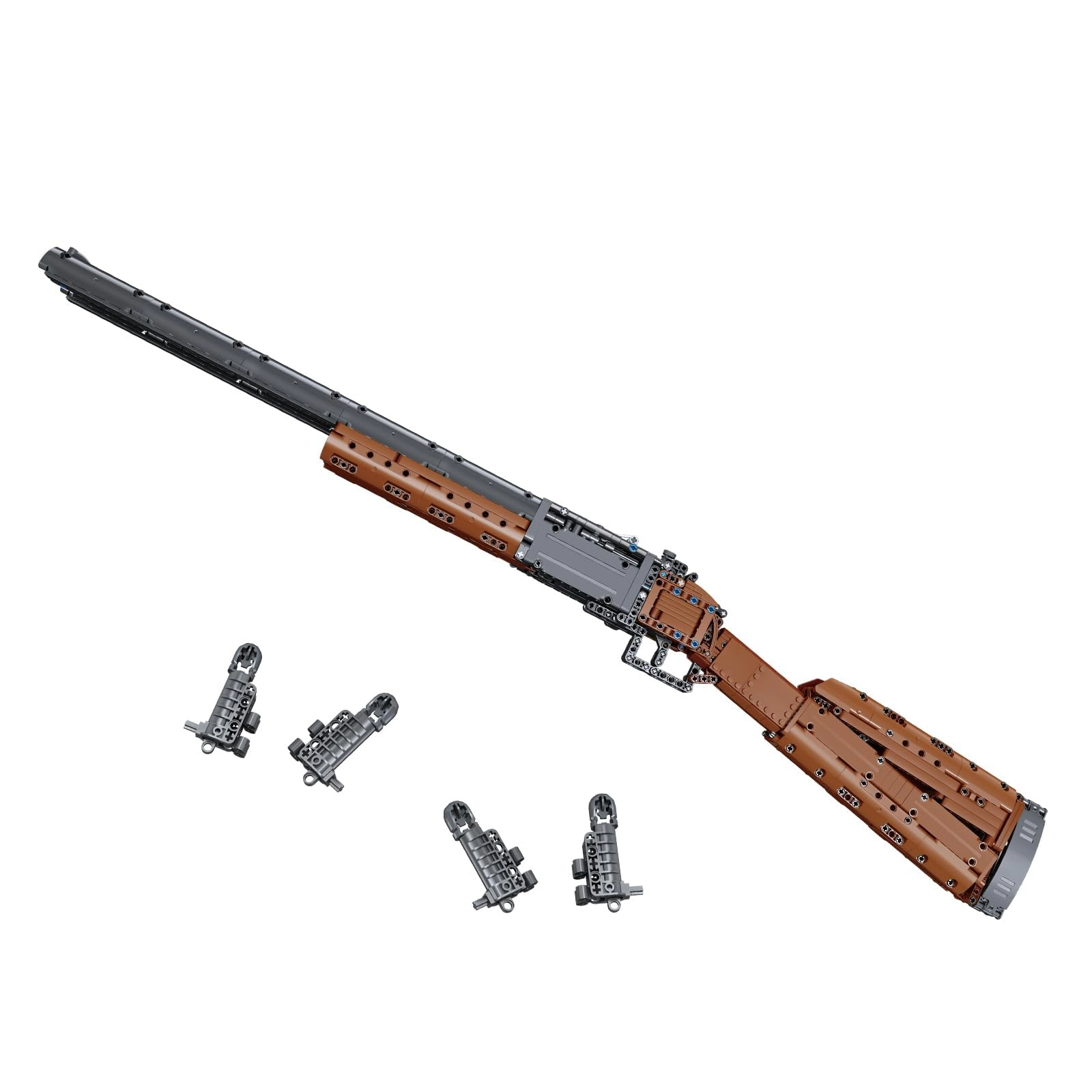 Sosuy Double Barrelled Building Bricks Gun - 1054 pcs