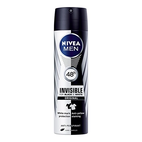 Black And White Invisible Original Antiperspirant - 150ml x 3